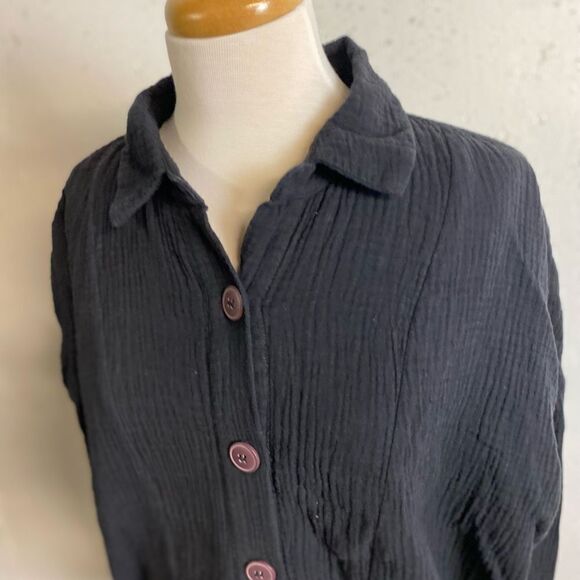 #142 FREE PEOPLE Oversized Sun Streaks Shirt Jacket - Picture 7 of 11